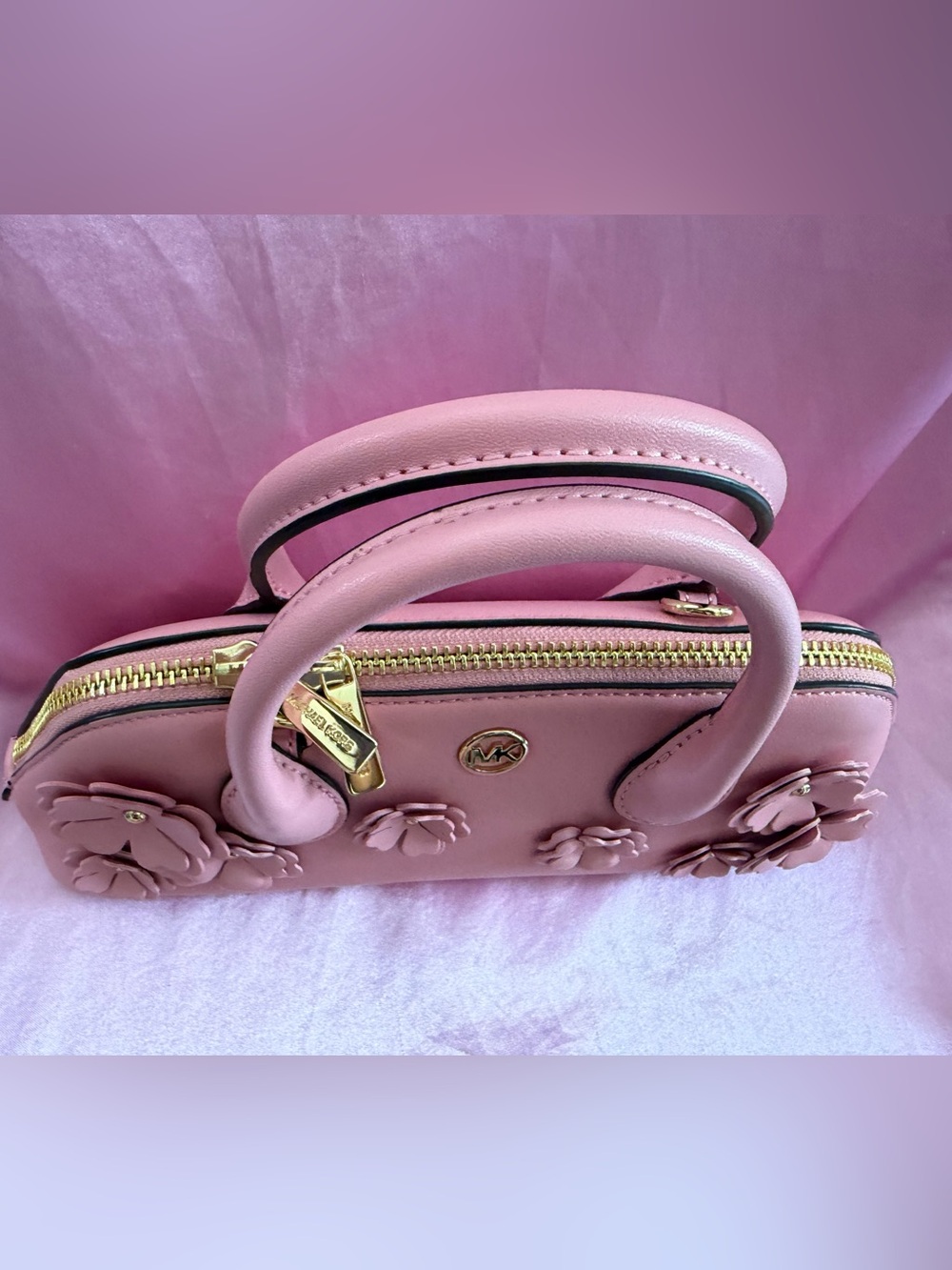 Michael Kors Petra Small Floral Embellished Crossbody Bag - Picture 8 of 13